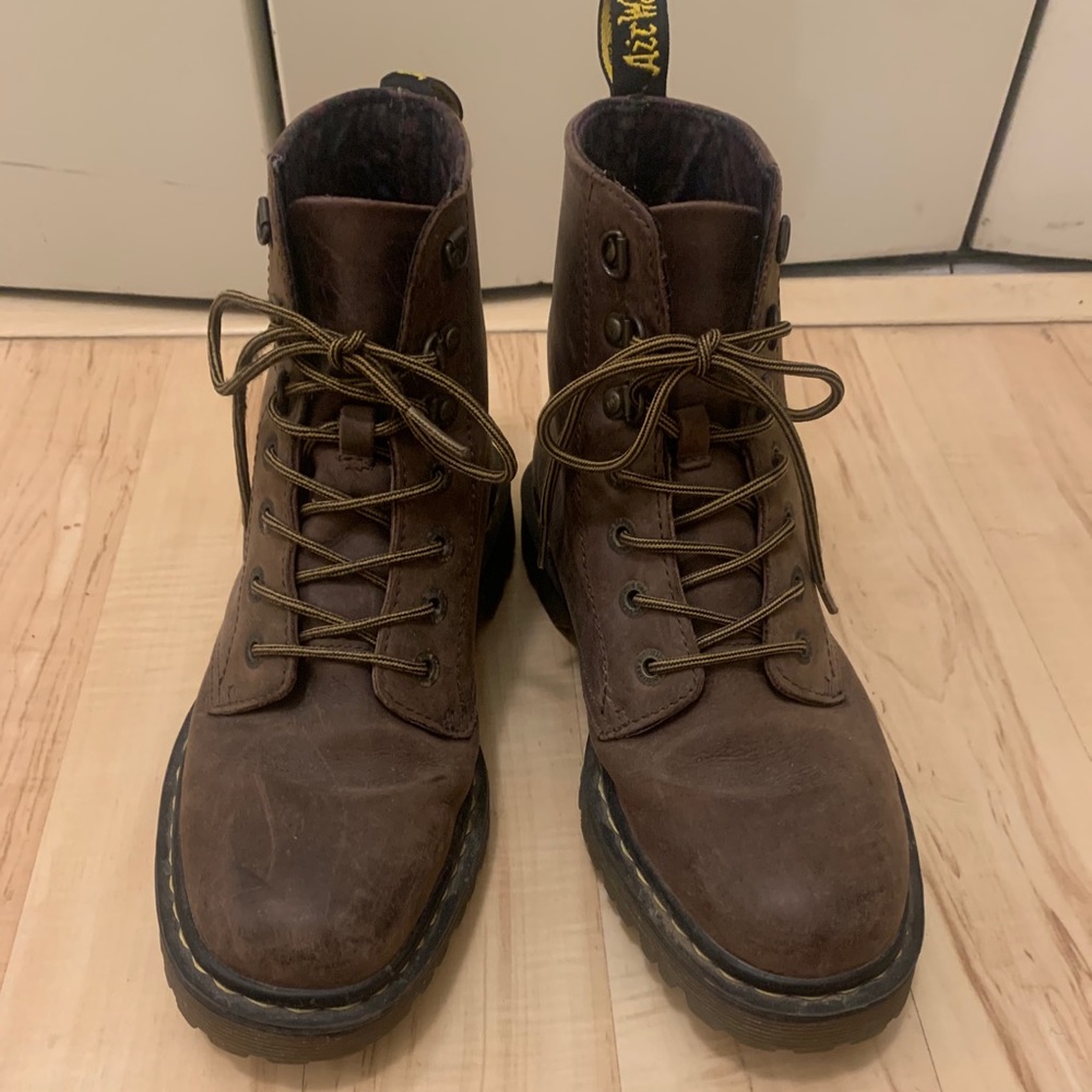 Brown Dr. Martens